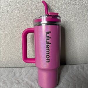 lululemon athletica Vibrant Pink Party Mug 40 oz